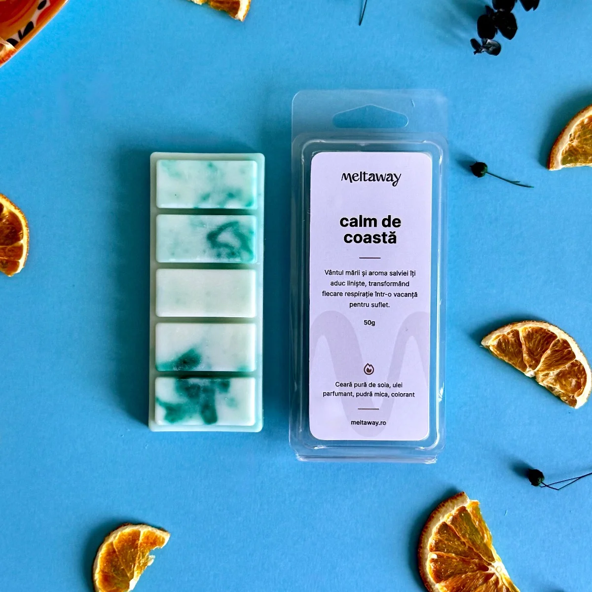 Tabletă de Ceară Parfumată - Calm de Coastă